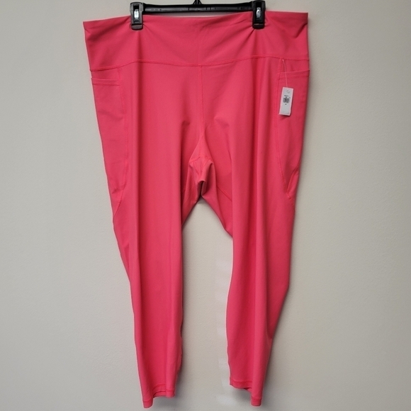 Old Navy High Rise PowerSoft 7/8 Leggings Coralux 3X - Picture 3 of 11